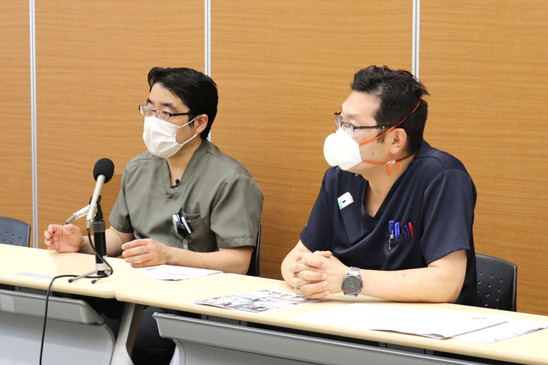左：石田医師、右：井原医師